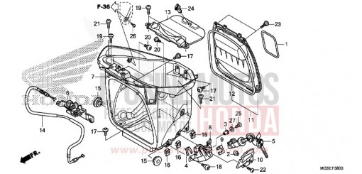 LUGGAGE BOX NC700SD de 2013